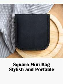 Portable 10-Piece Sewing Kit - Essential Household Sewing Tools, Perfect For Valentine's Day, Weddings, Birthdays, And Everyday Use, Compact And Stylish Design For Easy Storage And Travel, Includes Thread Box, Patching Needle, Threader, And Hand Stitching Supplies, Ideal Gift For Craft Lovers And Beginners - Black - View 6