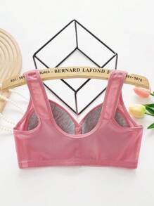 6 Peças Sutiãs de Lingerie Sem Fio com Estampa Floral, Sutiãs de Lingerie Confortáveis com Fechamento Frontal para Mulheres