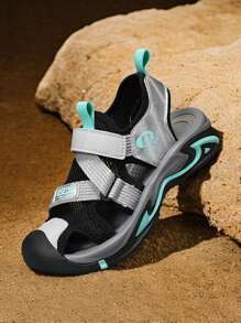 Boys' Close-Toe Lightweight Sport Outdoor Sandals For Summer, Children's Water Walking Sandals
