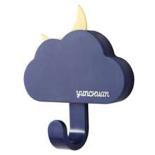 1 Pc Sun Moon Adhesive Hook No Hole Door Rear Wall Hanging Strong Load Bearing Party Activities No Trace Hook