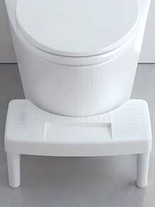 1pc Ergonomic Bathroom Squatting Assist Device, Improves Posture, Easy To Clean, Comfortable Accessory | Bathroom Accessory