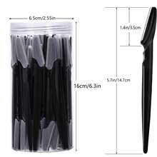 5/10/30/40pcs Unisex Face Razor, Multipurpose Eyebrow Trimmer, Facial Hair Removal Tool, Trimmer With Silicone Protective Cap, Easy And Safe Shaving Knife