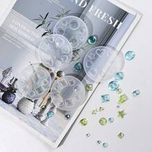 1pc/3pcs Heart, Pentagram, Square, Diamond Shaped Silicon Molds For Crystal Epoxy Resin DIY Jewelry Crafts, Suitable For Daily Wear - Love Five-pointed Star Square Diamond Earring Mold Jewelry - View 3