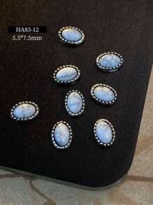 Geassorteerde 5 stuks/30 stuks/50 stuks nieuwe nagelkunst Boucheron-serie decoraties, vintage paleisstijl exotische platte versieringen, strass-steentjes