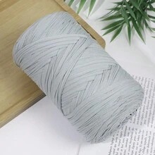 1pc/400g T-Shirt Yarn Multicolour Ufilato Grosso Ncinetto Polyester Woven Fabric Knitting Yarn Crochet, DIY Crochet Hand Knitting For Crochet Slippers,Borse Uncinetto, Fettuccia Per Borse,Cushions, Dolls, Crafts - Multicolor - View 27