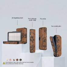 适用于 IQOS ILUMA ONE/ILUMA I ONE/ILUMAPRIME 的装饰防摔保护套，含 20 支加热棒，时尚配饰，豹纹图案多色 PU 皮革材质，360 度全方位保护，减震防滑，男女皆宜，生日、情人节、圣诞节礼物佳选。 - 彩色 - 查看 7