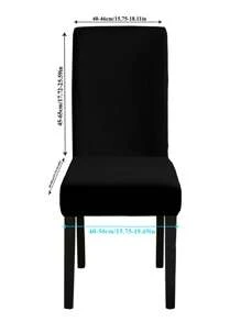 1 Pieza Funda De Silla Universal Elástica, Funda De Asiento De Moda De Seda De Leche Impresa A Prueba De Polvo Y Antideslizante Para Sala De Estar, Comedor, Hogar