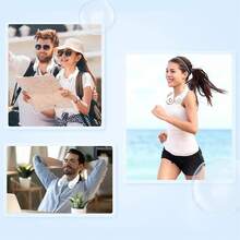 免提颈扇 - 三速 USB 可充电可穿戴风扇，1200mAh 便携式个人冷却器，适用于户外/运动/办公室，超静音 <40dB 运行，是通勤者/运动员/老年人的时尚夏季礼物，非常适合父亲节和夏季旅行、母亲节礼物、生日礼物 - 彩色 - 查看 4