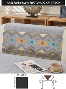 Capa de assento de sofá multiuso de 1 peça para 4 estações, protetor de almofada de sofá antiderrapante simples e moderno, capa lavável à prova de poeira para quarto, escritório, sala de estar, sofá em forma de L, cinza - macio, resistente ao desbotamento, adequado para animais de estimação