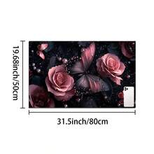 1pc Floral Print Drainage Mat/Absorbent Mat/Drying Mat For Coffee Maker, Dishware - Polyester Tabletop Protective Mat, For Kitchen Counter Decor, Home Bar & Dining Table Placemats - HQQLSD152 - View 12