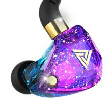 QKZ SK8 Heavy Bass Headphones Computer Gaming Wire Control With Wheat Sports In-Ear Lol Gaming Earbuds 3.5mm Jack