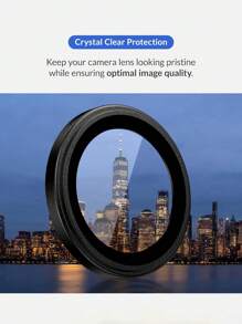 3 Confezioni per iPhone 17/16 Pro/16 Pro Max - Protezione per obiettivo della fotocamera singola - Vetro temperato 9H - Nero