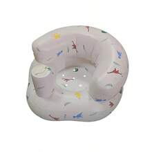 White Inflatable Children's Bath Chair, Heart-Shaped Design - Portable, Foldable, Non-Slip Kids Learning Chair, PVC Material, Fun Bathing Stool, Portable Children's Chair | Heart-Shaped Chair | Children's Furniture - Multicolor - View 17