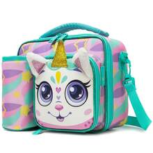 1 件户外运动包午餐包可调节肩带食品保鲜袋旅行户外运动包可爱动物午餐包 - 均碼 - 查看 12