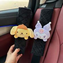 Sanrio Sanrio Yugui Dog Pudding Melo Tikulomi Seat Belt Protection Decorative Cover Cute Cartoon Car Decoration Car