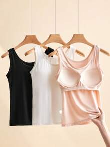 Set de 3 piezas de prendas exteriores para yoga para mujer, tops deportivos casuales con cuello de modalidad en forma de cazoleta antidesvanecimiento