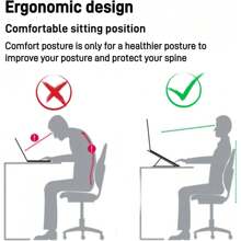 Height Adjustable Portable Laptop Stand -Extra Large Foldable Computer Stand For Desk - Ergonomic 10-Levels Angles Adjustable Computer Stand- Compatible With All Laptops And IPad (White)