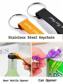 1/10/20/50pcs Custom Keychain, Custom Bottle Opener, Personalized Keychain, Customized Keychain, Cool Keychains, Custom Keychain With Picture, Customizable Keychain, Promotional Items With Your Logo, Personalized Gifts For Women, Men, Mother, Father, Mom, Dad, Wife, Husband, Best Friend, Couple, Girlfriend, Boyfriend, Him, Her, Nurse, Multi-Functional, Ornamental, Reusable, Exquisite, Stylish, High-Quality, Colorful, Modern, Custom, Personalized, Unique, Delicate Romance