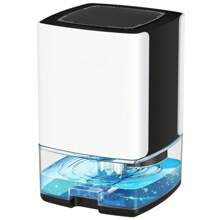 Portable Dehumidifier - 30 OZ Water Tank, Auto-Off, Ideal For Room, Bathroom, Bedroom, RV, Closet - Compact Home Dehumidifier For Spaces Up To 500 Sq.Ft, With 7 Colors LED Light