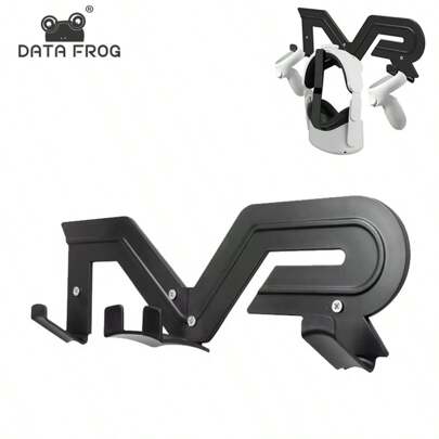 DATA FROG Suporte de Parede para Headset VR DATA FROG para Oculus Quest 2, Suporte de Suporte para Oculus Rift S, HTC Vive, Valve Index, Acessórios VR