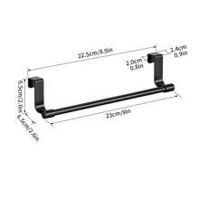 1 pezzo Portasciugamani per mobile da cucina, barra portasciugamani moderna per mobile, portasciugamani da parete, portasciugamani per strofinacci, adatto per casa, cucina, bagno, decorazione bagno, organizzatore bagno, decorazione autunnale, ritorno a scuola