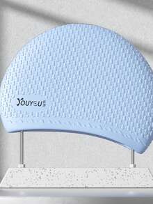 youyou Bonnet de bain en silicone pour femmes et hommes, imperméable, très grande taille, protection auditive confortable, convient aux cheveux longs