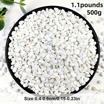 Weiße dekorative Aquariumsteine, geeignet für Aquarium-Landschaftsgestaltung, Gartenbau und Heimdekoration