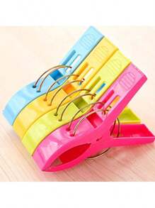 8/4/1pc Large Beach Towel Clip, Beach Chair Clip, Plastic Clip, Cruise Beach Chair Towel Clip, Hanger, Windproof Chair Clip, And Quilt Drying Clip - Durable Plastic Clips For Outdoor Use To Prevent Your Towels From Being Blown Away