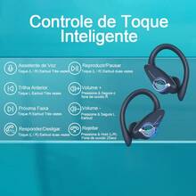 H'maston Rs-53  Wireless Headphone With Led Light For Sumsung 15h - Black - View 7