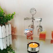 Custom Metal Tealight Holder Spinning Carousel Candle Holder Rotary Candle Holder For Home Decoration Small Gift