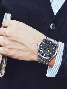 OCHSTIN Man Mechanical Pilot Wrist Watches Luxury Automatic Watch Stainless Steel Watch Band Mechanic Male Clock Auto Date Watch Gift For Men - one-size - View 8