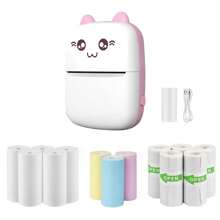 Label Maker - Portable Thermal Label Printer, Wireless Label Maker Machine Mini Sticker Printer With Rolls Thermal Label Paper, Mini Sticker Printer With Multiple Templates For Phone