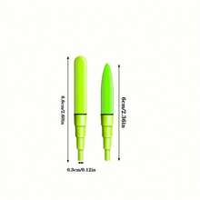 1/3/5 件夜钓夜光棒，高亮度防水发光杆，适用于钓鱼浮标、钓鱼配件（带 CR425 电池）