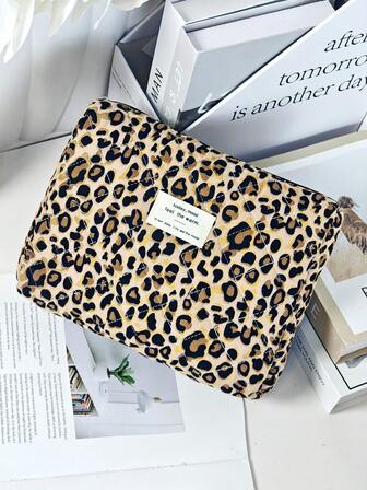 Fashionable Leopard Print Makeup Organizer Bag, Large Capacity Portable Travel Toiletry Bag, Cosmetic Pouch, Gift For Holidays, Back To School, Conference, Party, Home, Festival Makeup Travel Toiletry Organizer Essentials Gifts Storage Zipper Accessories Nail Bag,Room Decor, Bags,Makeup Bag,Vanity,Travel,Make Up Bag,Travel Essentials,Organizer,Storage,Travel Essential,Makeup Organizer,Makeup Bags,Toiletry Bag,Desk Organiser,Cosmetic Bag,Makeup Pouch,Make Up Organize,Vanity Accessories,Make Up Pouch,Makeup Bags,Cosmetic Bag,Makeup Organiser,Travel,Makeup Pouch,Bag,Vanity,Make Up Pouch,Travel Essentials,Pouch Bag,Travel Essential,Vanity Accessories,Small Makeup Bag,Makeup Pouch,Cosmetic Bag,Travel Essential,Large Capacity,Large Makeup Bag,Christmas Gifts,Pouch,Travel,Gifts For Women Travel Essential,Pouch,Clutch / Small Handbag, Makeup Organizer,Makeup Organize,Pouch,Brush Holder,Mini Pouch,Large Capacity Pouch