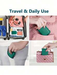 Waterproof Portable Pill Organizer Box - Moisture-Proof Travel Medication Case, Weeklong Plastic Capsule Container With Large Capacity For Various Pill Sizes, Unscented - Multicolor - View 6