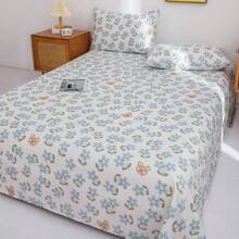 3pcs/Set Soft & Skin-Friendly Printed Bedding Set, Modern Rectangular Fashion Minimalist Design, Fits Double Bed, Available In Multiple Sizes, Suitable For Bedroom All Season