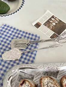 1pc European Style Embossed Cake/Pastry Clip, Retro Bread Clip, Precise Afternoon Tea/Dessert Fruit Clip