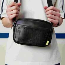 XTEP Special Step Shoulder Bag For Both Men And Women, 2025 Spring Couple Shoulder Bag, Sports Small Bag, Leather Bag, Couple Crossbody Bag, Genuine Product 876237130010