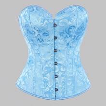 1 Stück Damen klassisches Jacquard Korsett-Top, Schnür-Büstenhalter, Taille-Trainer, Dekolleté verbessernd, geeignet für Hochzeit, Partykleid, formelle Anlässe, Oberbekleidung