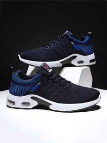 Chaussures de sport respirantes à enfiler pour hommes grands formats, chaussures de course antidérapantes, chaussures de sport casual, taille 39-47 [lettre aléatoire] (les tailles sont petites), salle de sport