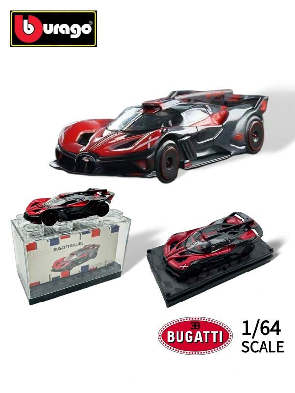 Burago Bburago 1:64 Bolide Racing Sports Model Diecast Metal Car - Capa de proteção contra poeira para modelo de carro grátis