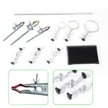 YUNRUX Laboratory Stand Laboratory Stand Clamp Sleeve Ring Laboratory Stand Kit Laboratory Accessories 60cm Kit For Chemistry Physical Experiment 60cm Laboratory Stand Plate Rod Clamp Sleeve - 銀色 - 查看 2