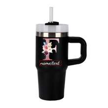 Tasse personnalisée de 14 oz avec lettre de A à Z, tasse à boire de tous les jours, cadeau surprise, cadeau de nouvel an, cadeau d'anniversaire, cadeau de la Saint-Valentin, convient à la famille, aux amis, aux amoureux, à la fête des mères, à la fête des infirmières, à la fête des pères, au mariage, à la remise des diplômes, à la fête des enseignants, multifonctionnel, ornemental, réutilisable, raffiné, élégant, de haute qualité, coloré, moderne, personnalisé, unique, idéal comme cadeau pour lui, idéal comme cadeau pour elle, petit ami, papa, petite amie, maman, famille, amis, salle de thé, maison, jardin, bureau, tasses personnalisées, ambiance chaleureuse