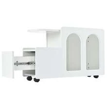 Side Cabinet With Flexible Castor System, Silent Operation And Stable Construction
