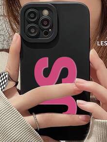 1 Stück individuell gestaltbare matte schwarze Silikonhandy Hülle, personalisierter Signatur Hochauflösender UV-Druck, geeignet für lockere Momente und Linsenschutz, kompatibel mit iPhone 16 Pro Max/16 Pro/15 Pro Max/14 Pro Max/13 Pro Max, A12/A13/A14/A15/A52/A54/A55, 13C, OPPO A15/A17, Honor X6a/X7b/X8b/X6, S23 Ultra/S24 Ultra/A52s, VIVO, OPPO, SAM, Redmi, geeignet als Geschenk und für den täglichen Gebrauch