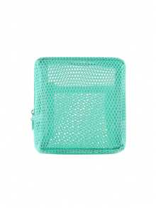 多色网眼迷你化妆包便携化妆包小收纳包可用于收纳口红香水耳机等适合春夏旅行返校 - 彩色 - 查看 5