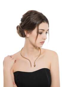 1 pièce Collier de la série animale personnalisée exagérée Scorpion Serpent pour femmes, convient pour le port quotidien, les fêtes, les vacances, un cadeau pour la famille et les amis