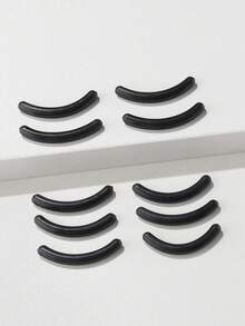 Premium Black Eyelash Curler With 10 Extra Refill Pads - , Easy-To-Use Beauty Makeup Tool, Comfortable Grip Fits All Eye Shapes And Lash Lengths, Quickly Curls Lashes, Beauty Tool Set - Black - View 10