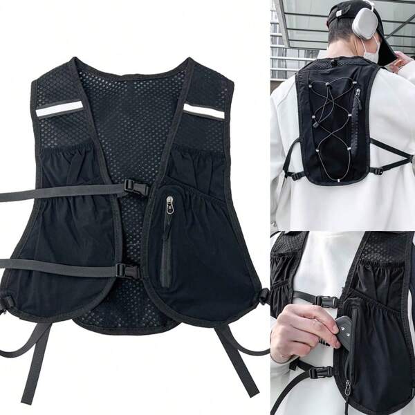 Running Vest, Running Backpack For Women And Men, Hydration Vest Pack Backpack, Reflective Running Hydration Vest, Hydration Backpack Water Backpack (Only Backpack Without Bladder)Cycling Climbing Hiking Running Vests