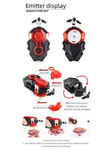 16pcs/Set Spinning Top Toys Set, Compact & Portable, Can Be Used As Gift, Self-Assembly Battle Tool Box, Stress Relief, Children Halloween/Christmas/Gifts, Kid/Toddler Gift - Multicolor - View 10